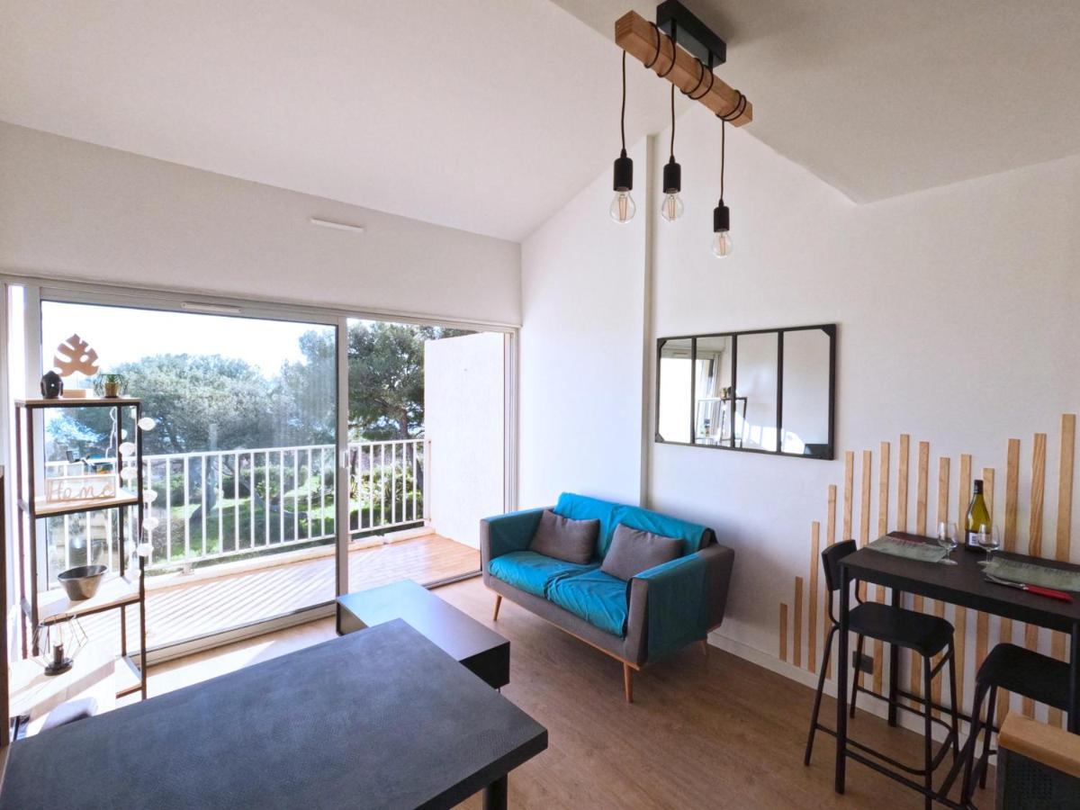 Appartement Hyeres - Costebelle Duplex Vue Mer Balcon Residence Privee Parking - Marie Caroline Zewnętrze zdjęcie